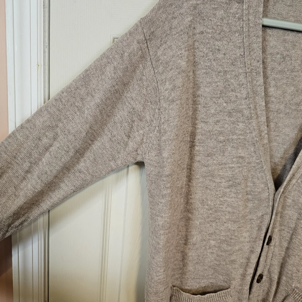 WoolOvers Wool Button Down Cardigan Sweater